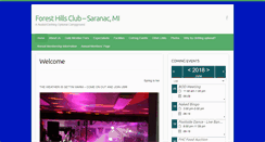 Desktop Screenshot of foresthillsclub.com